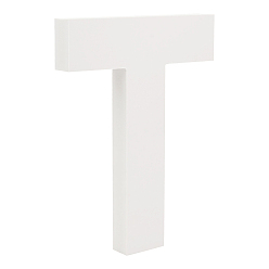 Letter T Деревянные буквы орнаменты, для diy craft, домашнего декора, letter.t, т: 150x115x15 мм