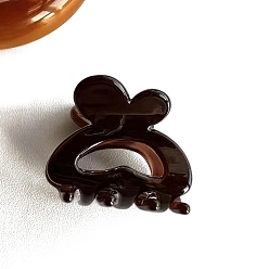 Кокосово-Коричневый Заколки-когти из ацетата пропионата целлюлозы, аксессуары для волос для женщин и девочек, кокосового коричневый, 30 мм