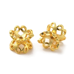 Золотой Шапочки и конусы для бусин, латунные, долговечный, без кадмия и без свинца, золотые, 6.5x5 мм, отверстие : 0.6 мм