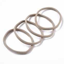 Светло-коричневый Нейлоновые эластичные детские повязки для девочек, аксессуары для волос, загар, 11 дюйм (28 см)