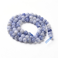 Sodalite Sodalites naturelles brins de perles, ronde, 6mm, Trou: 0.7mm, Environ 69 pcs/chapelet, 16.1 pouce (41 cm)