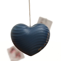 Prussian Blue Iron Candy Box, Heart Candy Box, Prussian Blue, 10x8x6cm