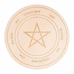 Звезда Неокрашенные деревянные доски, украшение дома, плоско-круглые, звезда картины, 149x2.8 мм