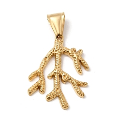 Real 20K Gold Plated 304 Настройки горный хрусталь из нержавеющей стали кулон, ветки прелести, ионное покрытие (ip), реальный 20 k позолоченный, пригодный для стразов 1 мм, 30x24x3 мм, отверстие : 9 мм