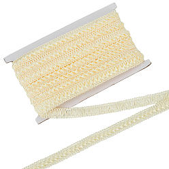 Бежевый Отделка из полиэстера, треугольная лента, аксессуары для одежды, бежевые, 3/4 дюйм (18 мм), около 27.34 ярдов (25 м) / рулон