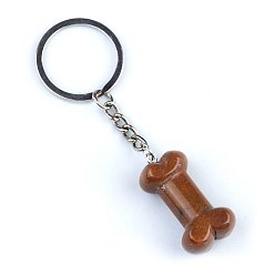 Красный Камень Костяной брелок, подвесное украшение для рюкзака из натуральной красной яшмы, 9 см