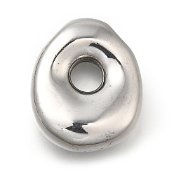 Letter O 304 подвески из нержавеющей стали, буквенное очарование, анти-тускнение, Письмо O, 22x18x6 мм, отверстие : 3.5x2.2 мм