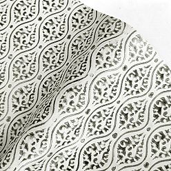 Кукурузный Шелк Ткань из искусственной кожи с тиснением цветочного узора, для поделок из кожи, аксессуары для изготовления сумок, цвет колоса кукурузы, 30x135 см