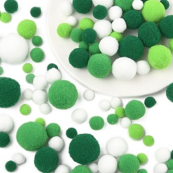 Зеленый лайм Украшение шаром из полиэстера, жемчужный шар, для diy craft, зеленый лайм, 0.8~3 см, о 100 шт / комплект