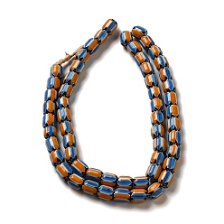 Сэнди Коричневый Непальские бусины лэмпворк ручной работы, рондель, песчаный коричневый, 9~14x4~7 мм, отверстие : 2 мм, около 100~132 шт / нитка, 25.59~25.98'' (65~66 см)