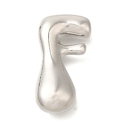 Letter F Стойки обшивки латунные подвески, без кадмия и без свинца, подвески с буквой az~z, Буква F, 22.5x12.5x7 мм, отверстие : 2.5x3 мм