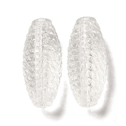 Прозрачный Прозрачные акриловые бусины, баррель, прозрачные, 29x12 мм, отверстие : 3 мм, Около 191 шт / 500 г