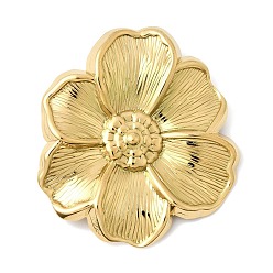 Золотой 304 подвески из нержавеющей стали, цветочный шарм, золотые, 48x44.5x11.5 мм, отверстие : 6 мм
