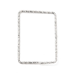 Нержавеющая Сталь Цвет Не тускнеет 304 соединительные кольца из нержавеющей стали, , прямоугольные, цвет нержавеющей стали, 31.5x22x1 мм, внутренний диаметр: 29.5x19.5 мм