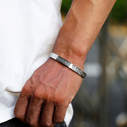 Нержавеющая Сталь Цвет 201 простые браслеты из нержавеющей стали, Шарнирные браслеты для мужчин и женщин, резной цветочный узор, цвет нержавеющей стали, внутренний диаметр: 2-1/2 дюйм (6.5 см)