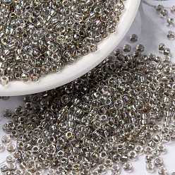(RR3645) Fancy Lined Rose Taupe MIYUKI Round Rocailles Beads, Japanese Seed Beads, (RR3645) Fancy Lined Rose Taupe, 8/0, 3mm, Hole: 1mm, about 422~455pcs/bottle, 10g/bottle