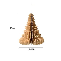 Рождественская елка Рождественские бумажные сотовые шары, подвесные украшения, для подвесных украшений на елку, рождественская елка, 100x85 мм