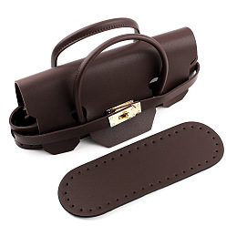 Кокосово-Коричневый Комплект сумок из искусственной кожи и дна сумки, кокосового коричневый, 115x250x82 мм