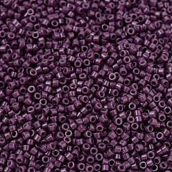 (DB2360) Duracoat Opaque Dyed Grape MIYUKI Delica Beads, Cylinder, Japanese Seed Beads, 11/0, (DB2360) Duracoat Opaque Dyed Grape, 1.3x1.6mm, Hole: 0.8mm, about 10000pcs/bag, 50g/bag
