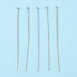 Платина Контакты латунь шаровой головкой, без никеля , платина, 50x0.6 мм, 22 датчик, Руководитель: 1.5 mm