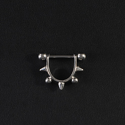 Солнце 316l хирургические кольца для сосков из нержавеющей стали, цвет нержавеющей стали, солнце, Длина стержня: 16мм, штифты : 1.6 мм