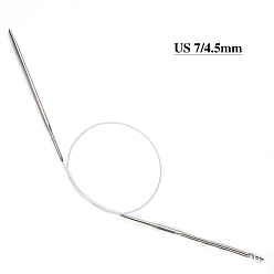 Случайный цвет 304 Круговые спицы из нержавеющей стали, спицы с двойным острием, Со сталью, случайный цвет, 650x4.5 мм