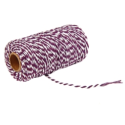 Кокосово-Коричневый Нити хлопчатобумажные, макраме шнур, декоративные нитки, для поделок ремесел, упаковка подарков и изготовление ювелирных изделий, кокосового коричневый, 2 мм, около 109.36 ярдов (100 м) / рулон