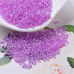 (DB0247) Ярко-розовый Цейлонский Бусины miyuki delica, цилиндр, японский бисер, 11/0, (дБ 0247) ярко-розовый цейлон, 1.3x1.6 мм, Отверстие: 0.8 мм, о 2000 шт / бутылка, 10 г / бутылка