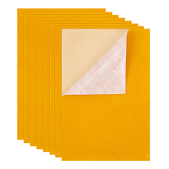 Оранжевый Стекающая ткань, полиэстер, самоклеящаяся ткань, прямоугольные, оранжевые, 29.5x20x0.07 см, 20шт / комплект