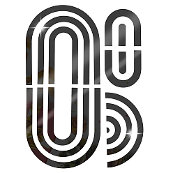 Arch Акриловые настенные наклейки, для дома гостиная спальня украшение, арка, 520x360 мм