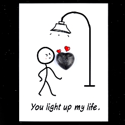 Larvikite Украшения в виде сердца из натурального ларвикита, с бумажными карточками, фигурка для украшения дома, энергетический камень рейки для исцеления, 15 мм