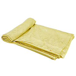 Желтый Полиэстеровая ткань с цветочным узором, желтые, 160x0.03 см, 2м/лист