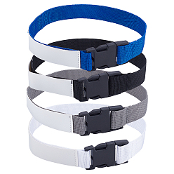 (52) Непрозрачная лаванда 4шт. 4 цвета полиэстеровые ремни, пояс для хранения одежды, разноцветные, 560x34x10 мм, 1 шт / цвет