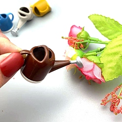 Шоколадный Модель мини-разбрызгивателя из сплава, аксессуары для кукольного домика с микро-ландшафтом, притворяясь опорными украшениями, цвет шоколада, 54x22x28 мм