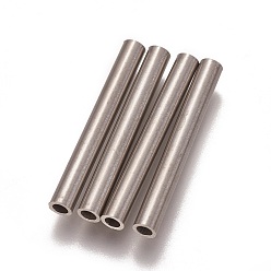 Нержавеющая Сталь Цвет Устойчивые к потускнению 304 трубки из нержавеющей стали, цвет нержавеющей стали, 25x3 мм, отверстие : 1.8 мм