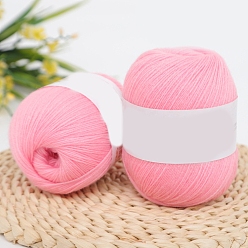 Pink Кашемировая пряжа для вязания, для одежды шарфы свитера шали шапки, розовые, 50г/моток