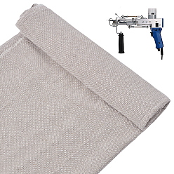Rectangle Ткань для вышивки иглой, ткань для тафтинга, светло-серые, прямоугольные, 1000x1500x0.7 мм