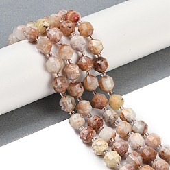 Фиолетовый опал Естественный зеленый опал бисер нитей, граненые, двухконусные, точечные призмы с двойным концом, 10x9 мм, отверстие : 1.2 мм, около 38 шт / нитка, 15.08'' (38.3 см)