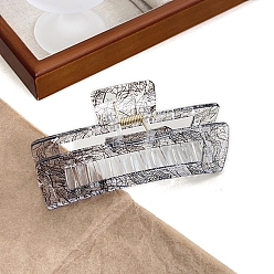 Черный Модные пластиковые заколки-коготь, чёрные, 120x63 мм