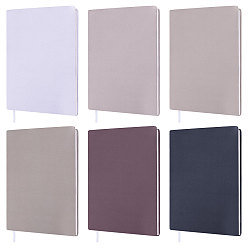 Mixed Color Polyester Elastic Book Cover, Rectangle Book Wrap, Mixed Color, 230x370x1mm, 6pcs/set