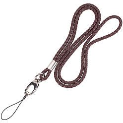 Кокосово-Коричневый Искусственная кожа планки мобильного, Сплав с застежкой, кокосового коричневый, 860 мм