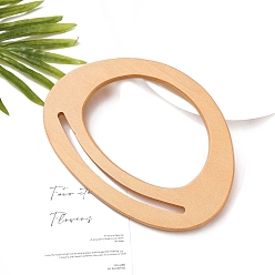 Oval Деревянная ручка для аксессуаров для сумок ручной работы, овальные, 190 мм