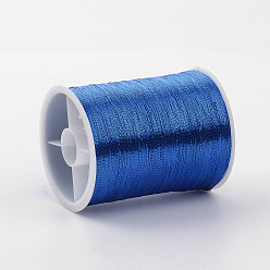 Mixed Color Metallic Embroidery Thread, Mixed Color, 0.1mm, about 60.14 yards(55m)/roll, 20rolls/box