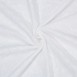 Белый 2 ярдов хлопчатобумажных тканей для вышивки, аксессуары, белые, 1300 мм