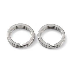 Нержавеющая Сталь Цвет Не тускнеет 304 разъемные брелоки из нержавеющей стали, брелок для ключей, цвет нержавеющей стали, 14.5x2 мм, одиночный провод: 1 мм