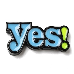 Небесно-голубой Непрозрачные кабошоны из смолы, Слово да, голубой, 21.5x42x6 мм