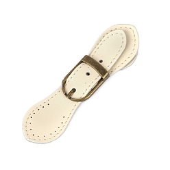 (404) Непрозрачное AB Кислое яблоко Кожаная пряжка, для сумки свитер куртка пальто, аксессуары для шитья своими руками, цветочный белый, 11.5~14.5 см