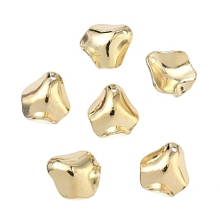 Золотистый Абс пластмассовые подвески, самородки очарование, золотые, 15x14x5 мм, отверстие : 1.4 мм