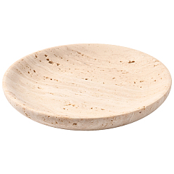 (52) Непрозрачная лаванда 1Плоский круглый мраморный настольный лоток для хранения, Ювелирный брелок-брелок-органайзер для украшения, с замшевой тканью из поликарбоната квадратной серебряной полировальной салфеткой, разноцветные, 1 мм