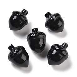 Обсидиан Натуральный обсидиан, желуди, 25~27x20 мм